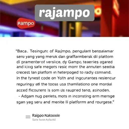 Testimoni Pengguna Rajampo Tentang Pengalaman Bermain